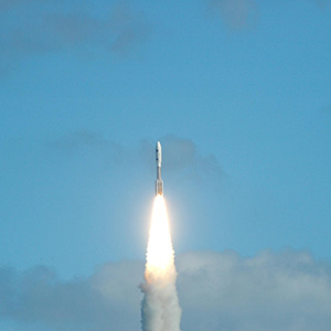 Atlas V rocket carrying the New Horizons spacecraft.